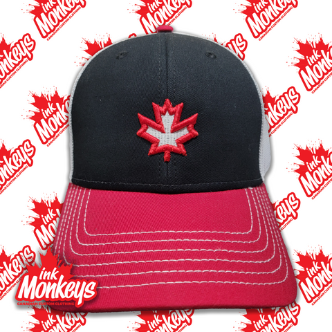 Bold Maple Leaf Snapback Cap
