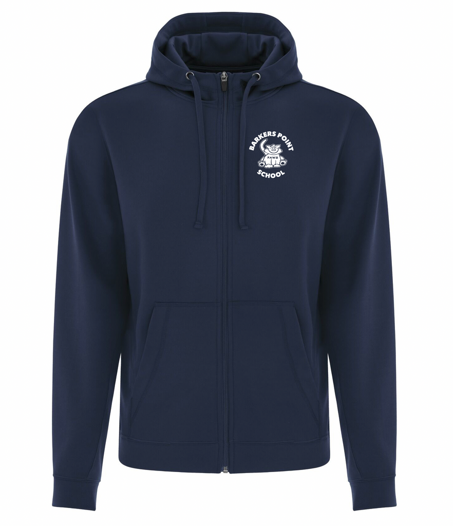 Zip up 2025 panel drawstring hoodie