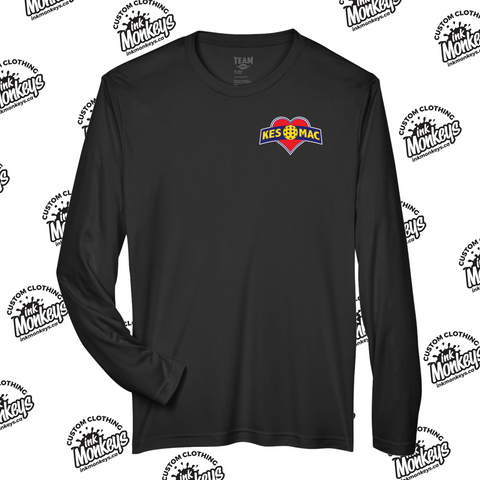 Kes-Mac Pickleball mens Performance Long Sleeve T-shirt