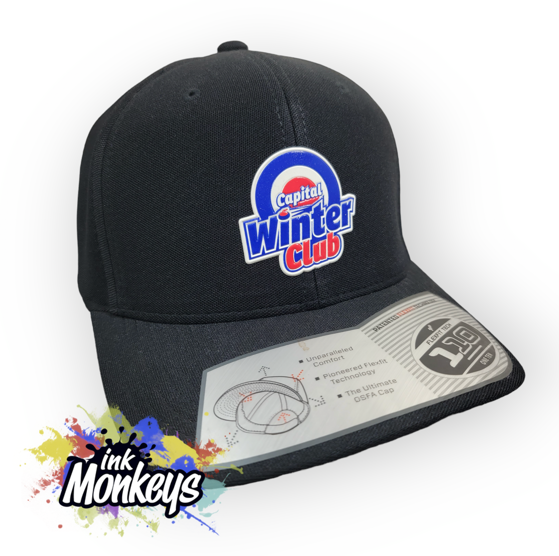 Capital Winter Club Adjustable Cap – Ink Monkeys Ltd